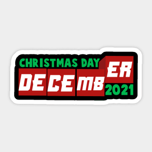 christmas day Sticker